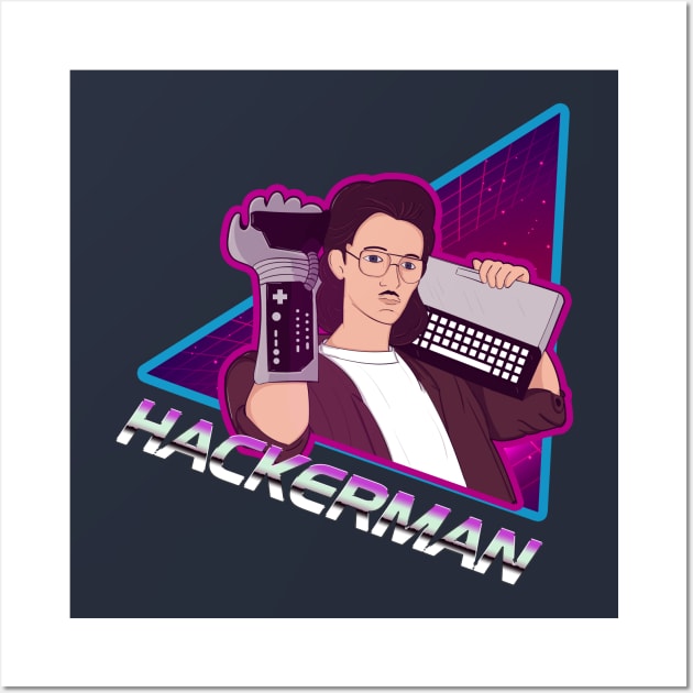 Hackerman - Prepare to Hack Time Wall Art by Meta Cortex